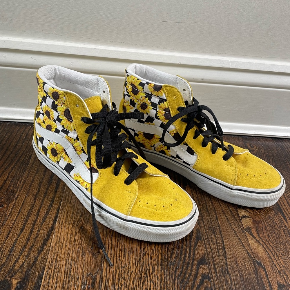Vans Sk8 Sunflower Yellow High-Tops W 7.5 / M 6